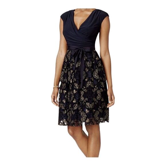 Womens SLNY New York Beautiful Semi Formal Winter Dress - Sz 16 - Picture 1 of 3